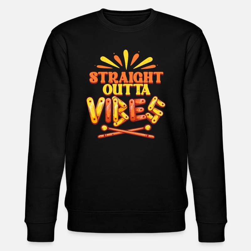 Vibraphone Marimba - Stanley/Stella CHANGER Unisex Organic Sweatshirt - black