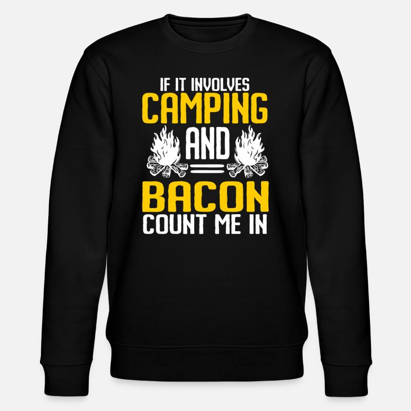 Camping Campfire Camper - Stanley/Stella Unisex Bio-Sweatshirt CHANGER - Schwarz