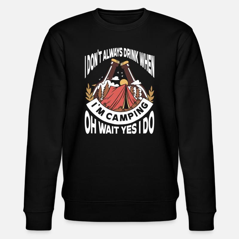 Camping Feu de camp Camper - Sweat bio CHANGER Stanley/Stella Unisexe - noir
