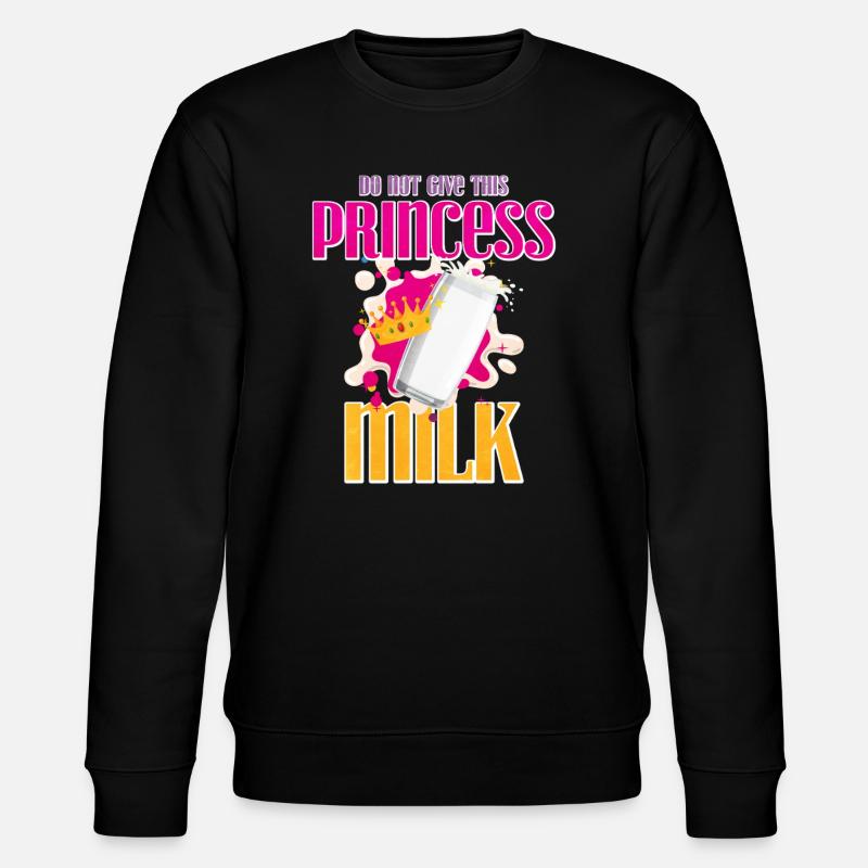 Milch - Stanley/Stella Unisex Bio-Sweatshirt CHANGER  - Schwarz