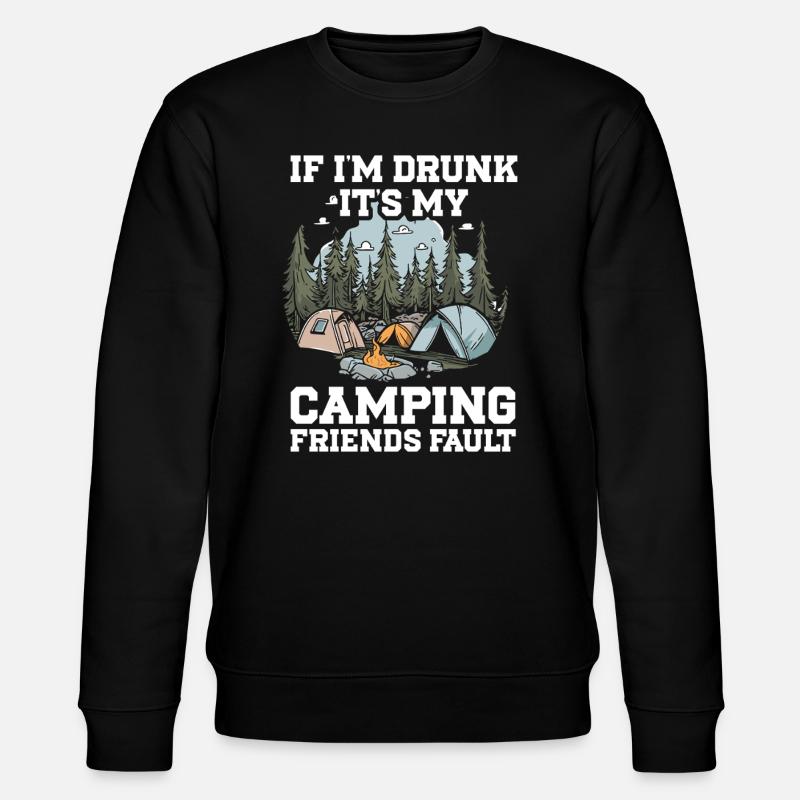 Camping Feu de camp Camper - Sweat bio CHANGER Stanley/Stella Unisexe - noir