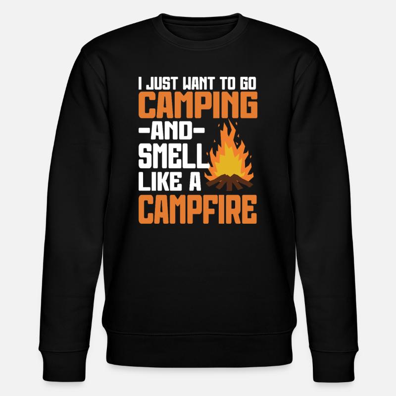 Camping Feu de camp Camper - Sweat bio CHANGER Stanley/Stella Unisexe - noir