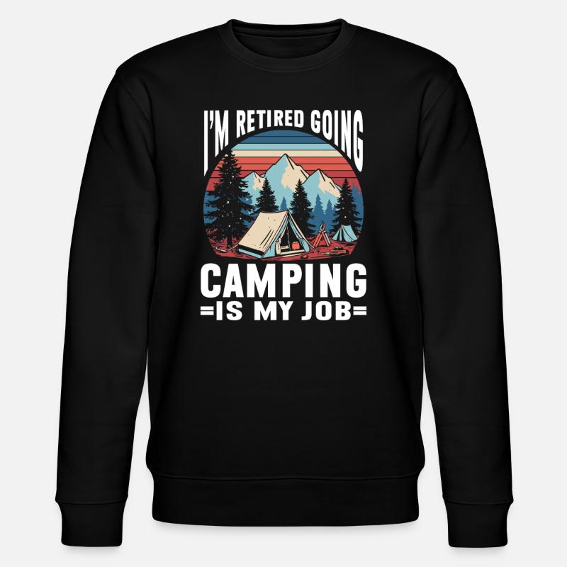 Camping Feu de camp Camper - Sweat bio CHANGER Stanley/Stella Unisexe - noir