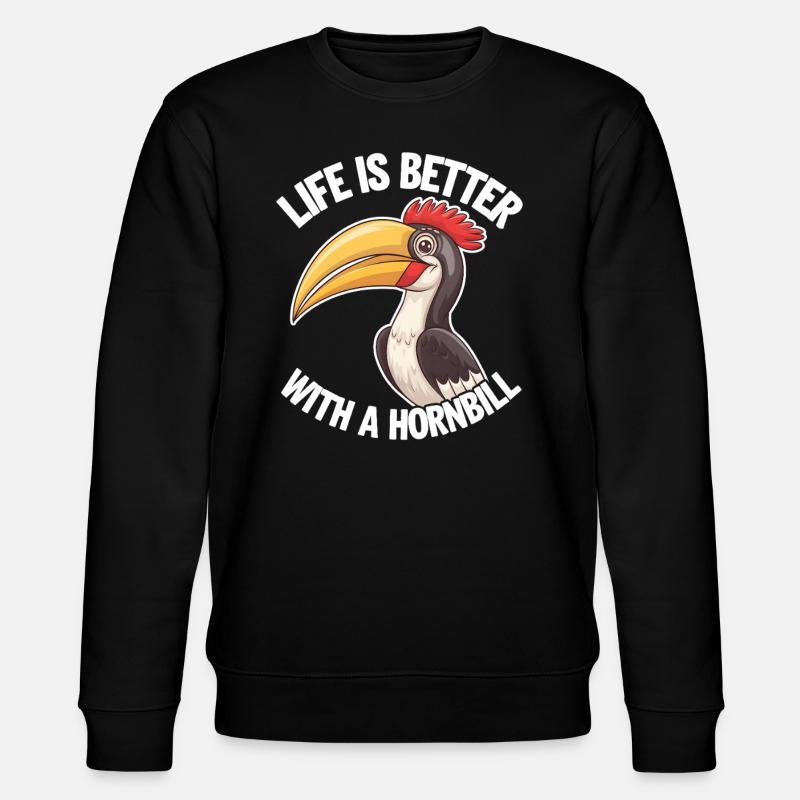 Nashornvogel - Stanley/Stella Unisex Bio-Sweatshirt CHANGER  - Schwarz