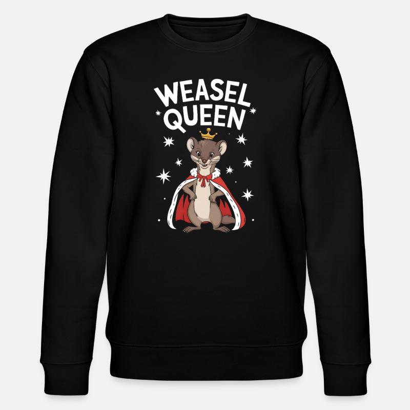 Wiesel - Stanley/Stella Unisex Bio-Sweatshirt CHANGER  - Schwarz