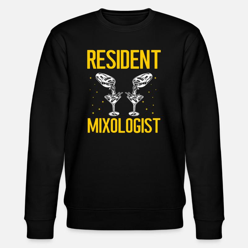 Mixologist, Bartender, Bartender, Mixology - Stanley/Stella CHANGER Unisex Organic Sweatshirt - black