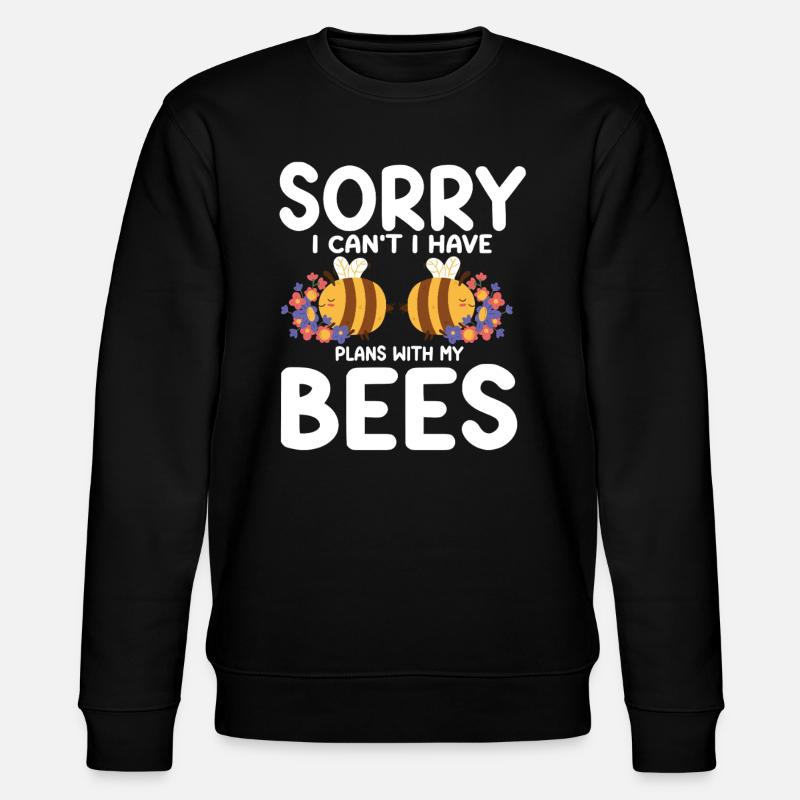 Beekeeping Bees Beekeeper - Stanley/Stella CHANGER Unisex Organic Sweatshirt - black