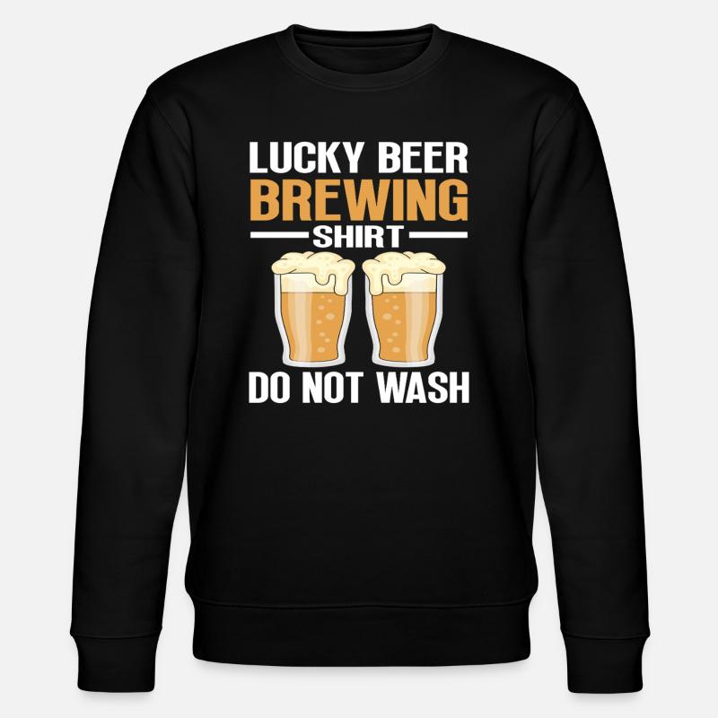 Funny Beer Brewing - Stanley/Stella Unisex Bio-Sweatshirt CHANGER  - Schwarz