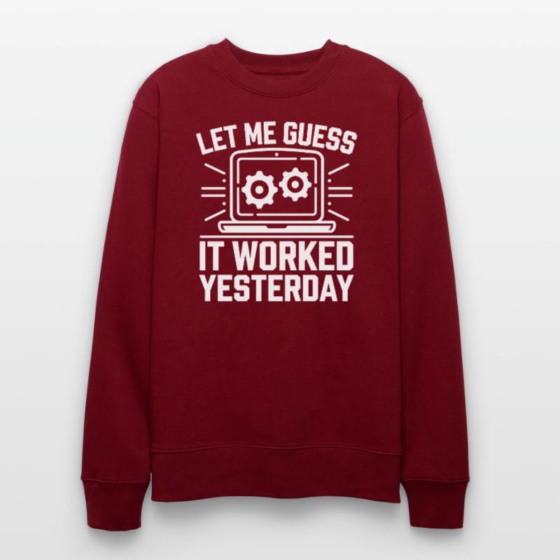 Administrator Support Nerd Computer Tech Stanley/Stella Unisex Bio-Sweatshirt CHANGER 
