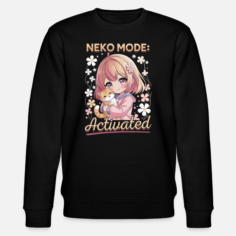 Anime & Chats Kawaii - Sweat bio CHANGER Stanley/Stella Unisexe - noir