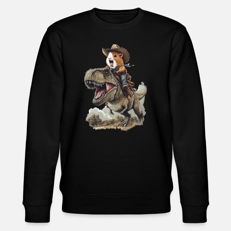 Meerschweinchen - Stanley/Stella Unisex Bio-Sweatshirt CHANGER - Schwarz
