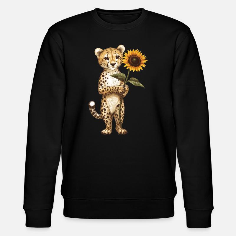 Giraffe - Stanley/Stella Unisex Bio-Sweatshirt CHANGER - Schwarz