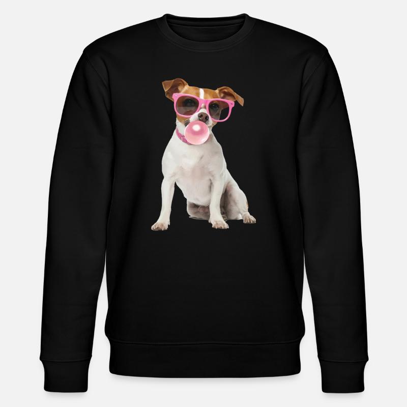 Jack Russell Terrier - Stanley/Stella Unisex Bio-Sweatshirt CHANGER  - Schwarz