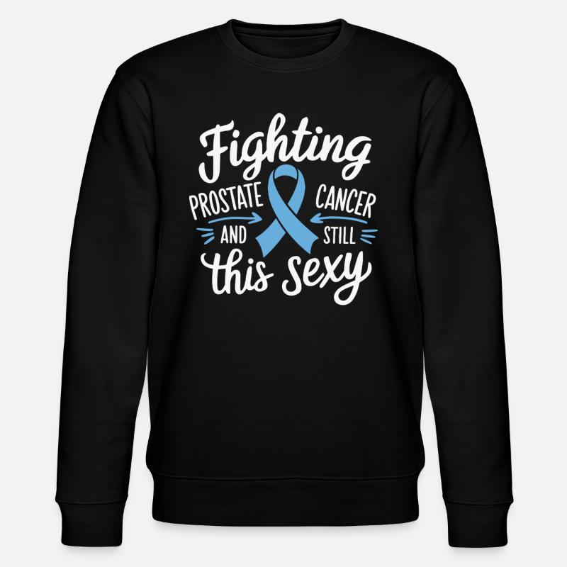 Kampf Gegen Prostatakrebs - Stanley/Stella Unisex Bio-Sweatshirt CHANGER  - Schwarz