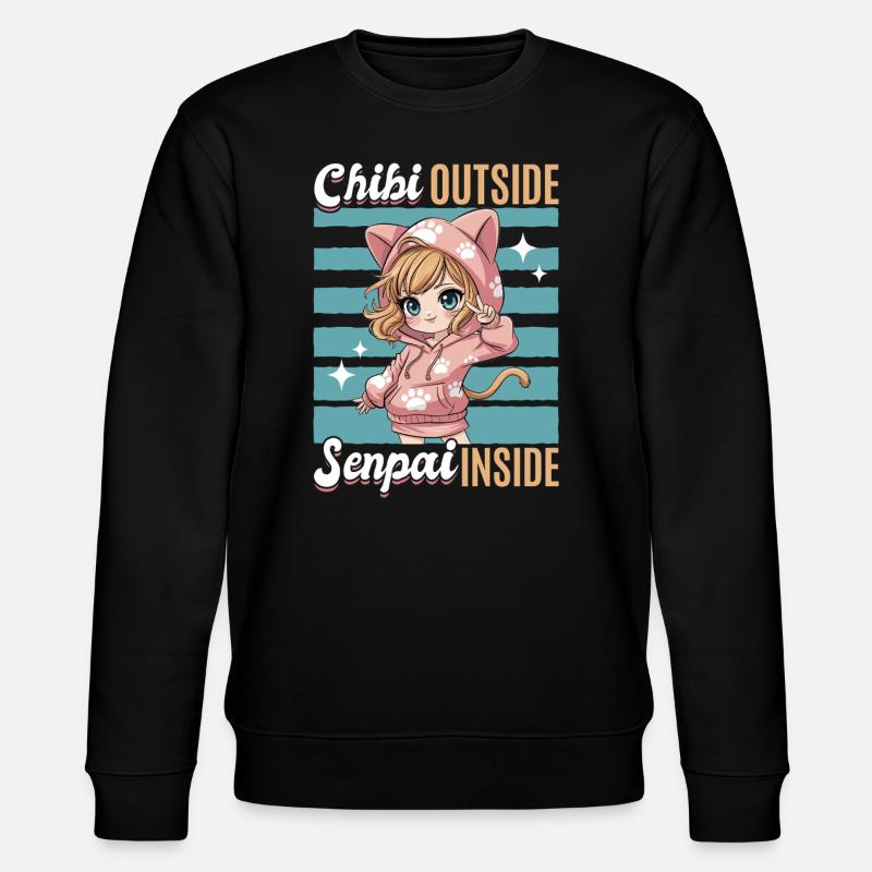 Anime Chibi Kawaii - Sweat bio CHANGER Stanley/Stella Unisexe - noir