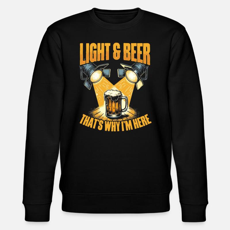 Lichttechniker Beleuchtungstechniker Lichttechnik - Stanley/Stella Unisex Bio-Sweatshirt CHANGER - Schwarz
