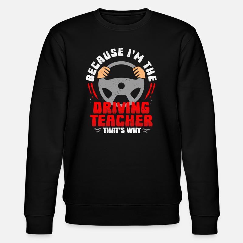 Fahrlehrer Fahrschullehrer - Stanley/Stella Unisex Bio-Sweatshirt CHANGER  - Schwarz