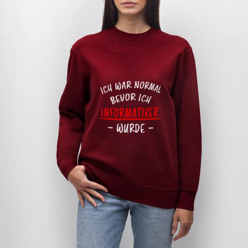 Informatiker Lustig Spruch Programmierer Geschenk Stanley/Stella Unisex Bio-Sweatshirt CHANGER 