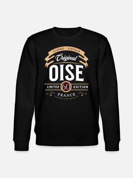 Oise Department France - Stanley/Stella CHANGER Unisex Organic Sweatshirt - black