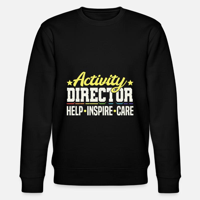 Awesome Activity Director - Stanley/Stella Unisex Bio-Sweatshirt CHANGER  - Schwarz