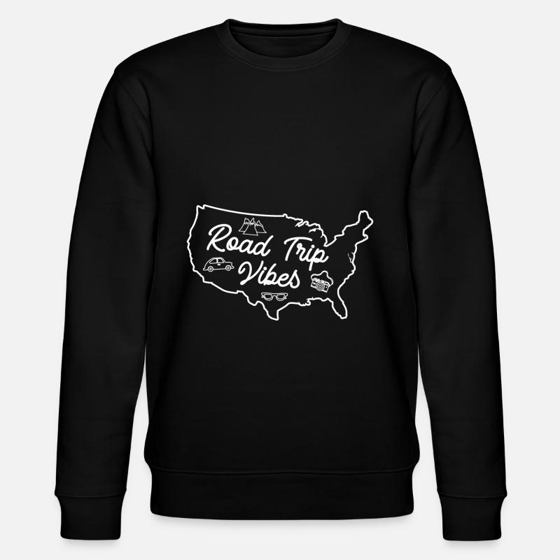 Traveller Flight Vacation - Sweat bio CHANGER Stanley/Stella Unisexe - noir