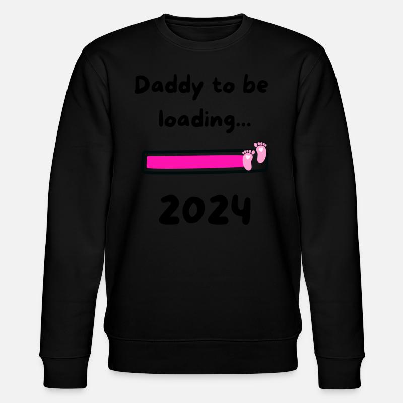 Daddy loading 2024 Girl - Stanley/Stella Unisex Bio-Sweatshirt CHANGER  - Schwarz