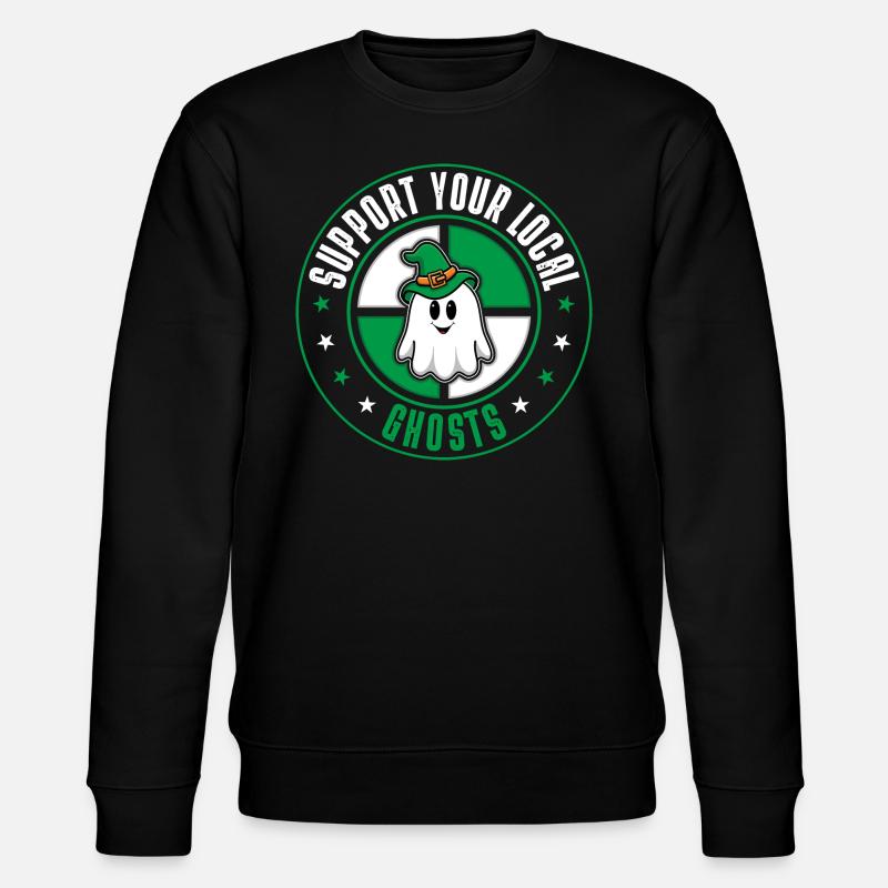 Ghosts - Stanley/Stella Unisex Bio-Sweatshirt CHANGER  - Schwarz