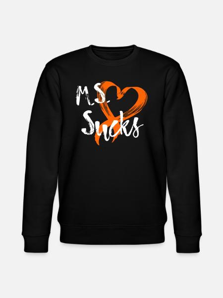 Multiple Sclerosis Awareness - Stanley/Stella CHANGER Unisex Organic Sweatshirt - black