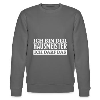 Hausmeister Spruch Lustiges Hausmeister Geschenk - Stanley/Stella Unisex Bio-Sweatshirt CHANGER  - Burgunderrot - Vorne - Nik (191cm) & Marisol (170cm)