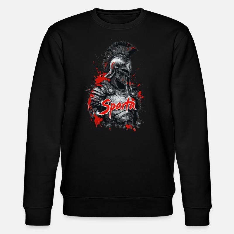 Soldat spartiate - Conception d’éclaboussures - Sweat bio CHANGER Stanley/Stella Unisexe - noir