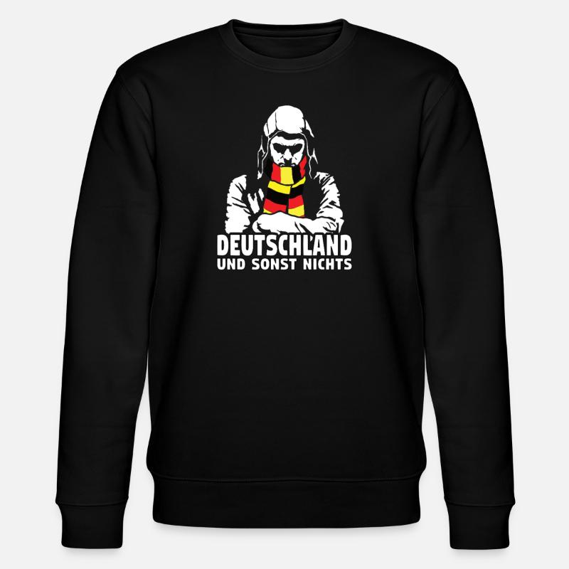 Deutschland und sonst nichts - Stanley/Stella Unisex Bio-Sweatshirt CHANGER  - Schwarz