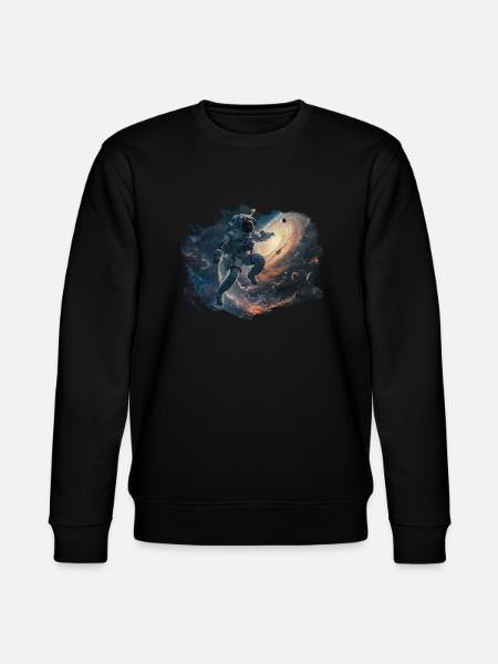 Astronaut Space - Stanley/Stella CHANGER Unisex Organic Sweatshirt - black