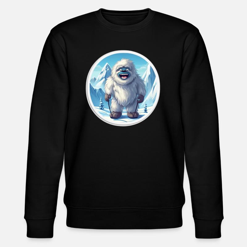 Yeti - Stanley/Stella Unisex Bio-Sweatshirt CHANGER  - Schwarz