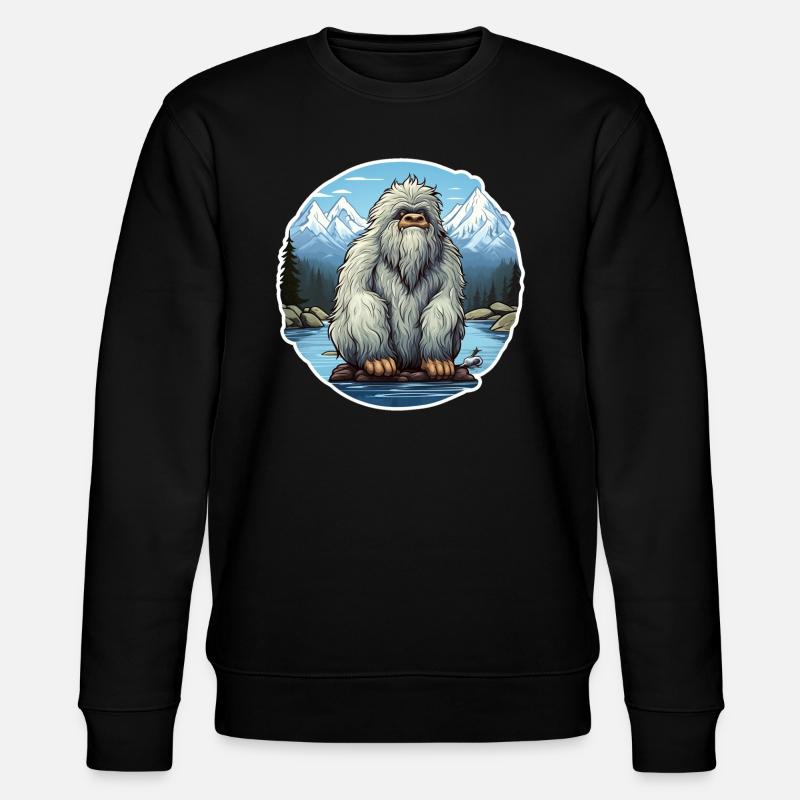 Yeti - Stanley/Stella Unisex Bio-Sweatshirt CHANGER  - Schwarz