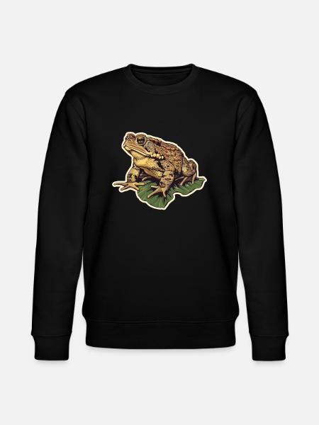 Toad Frog Amphibian - Stanley/Stella CHANGER Unisex Organic Sweatshirt - black
