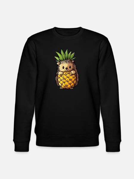 Hérisson ananas - Sweat bio CHANGER Stanley/Stella Unisexe - noir
