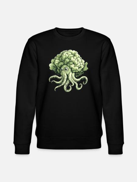 Octopus cabbage - Stanley/Stella CHANGER Unisex Organic Sweatshirt - black