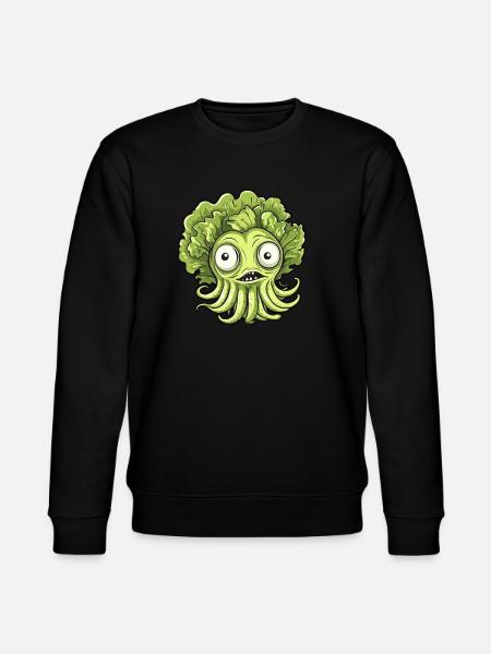Octopus cabbage - Stanley/Stella CHANGER Unisex Organic Sweatshirt - black