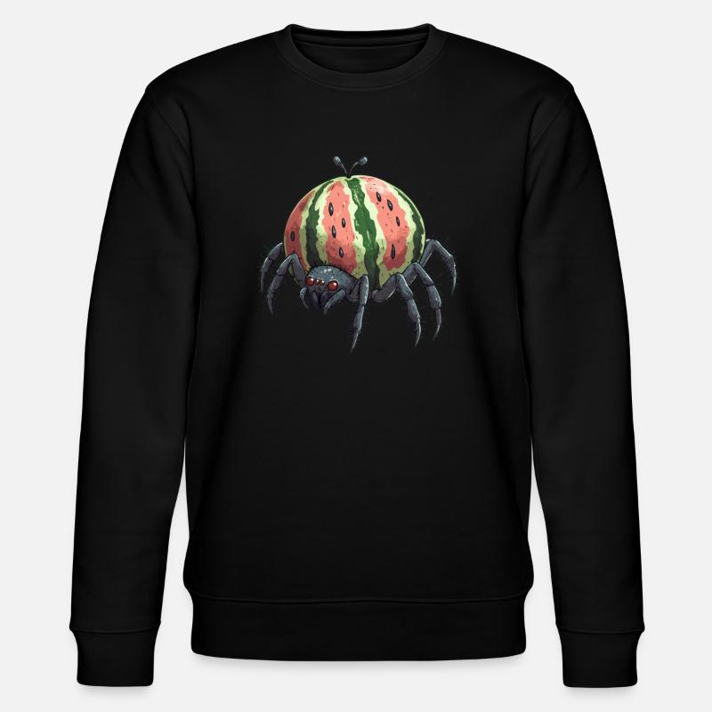 Melon Spider - Stanley/Stella CHANGER Unisex Organic Sweatshirt - black