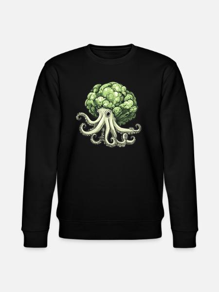 Octopus cabbage - Stanley/Stella CHANGER Unisex Organic Sweatshirt - black