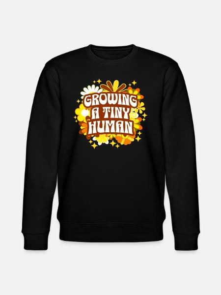 Maternité Fleurs Annonce De Grossesse - Sweat bio CHANGER Stanley/Stella Unisexe - noir