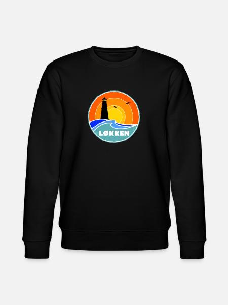 Løkken Lighthouse Denmark - Stanley/Stella CHANGER Unisex Organic Sweatshirt - black