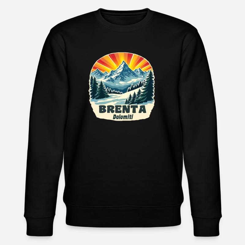 Brenta Dolomites - Sweat bio CHANGER Stanley/Stella Unisexe - noir
