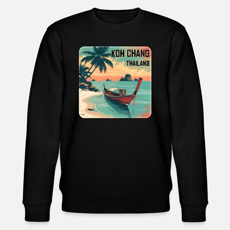 Koh Chang - Sweat bio CHANGER Stanley/Stella Unisexe - noir