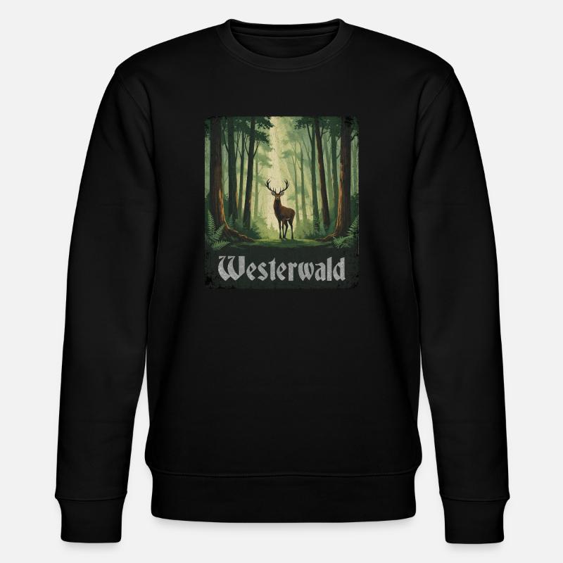 Westerwald - Stanley/Stella CHANGER Unisex Organic Sweatshirt - black