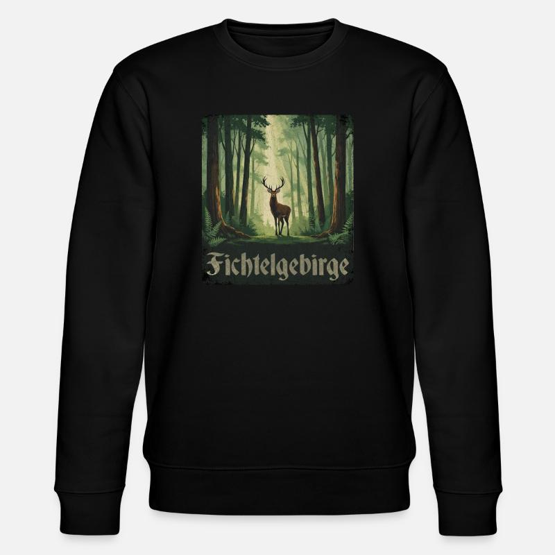 Fichtel Mountains - Stanley/Stella CHANGER Unisex Organic Sweatshirt - black