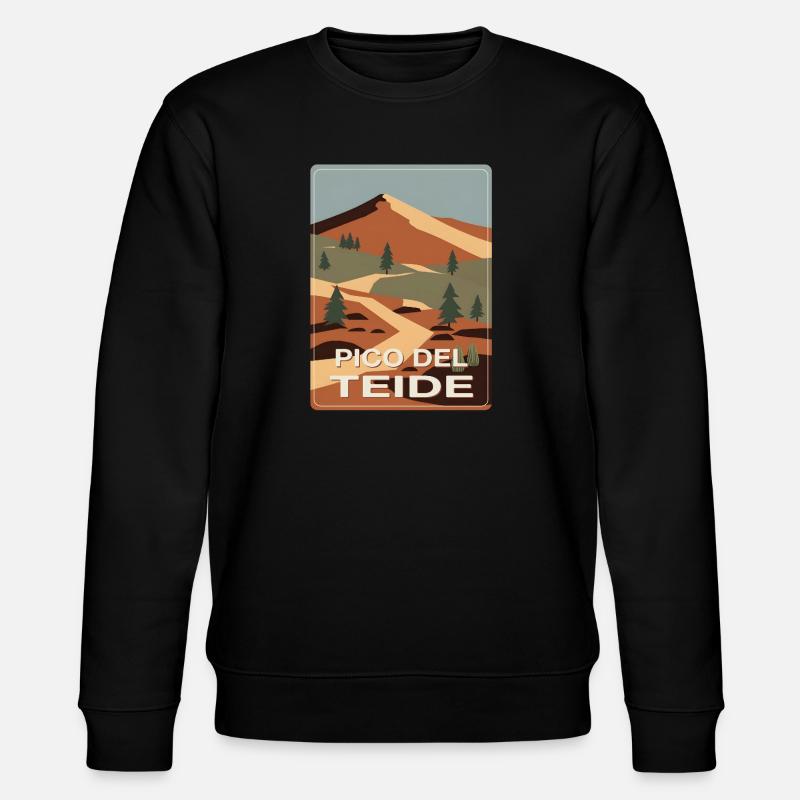 Pico del Teide Tenerife - Sweat bio CHANGER Stanley/Stella Unisexe - noir