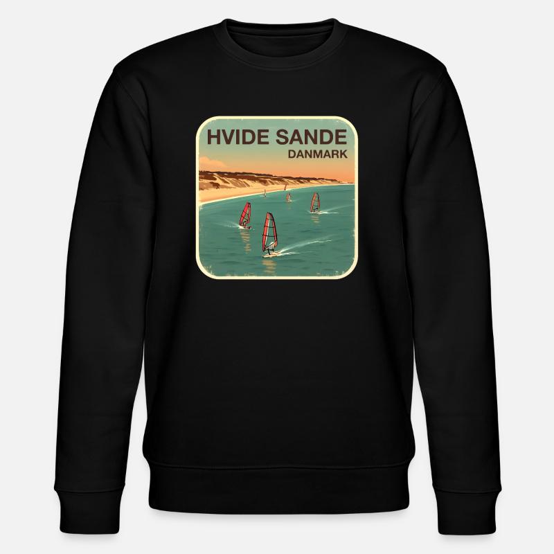 Hvide Sande, alternativement, Danemark - Sweat bio CHANGER Stanley/Stella Unisexe - noir