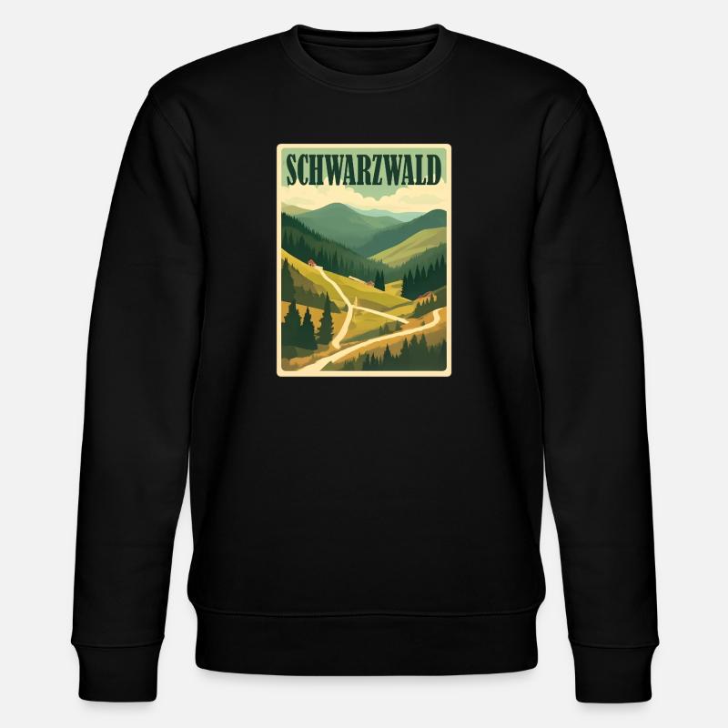 Black Forest - Stanley/Stella CHANGER Unisex Organic Sweatshirt - black