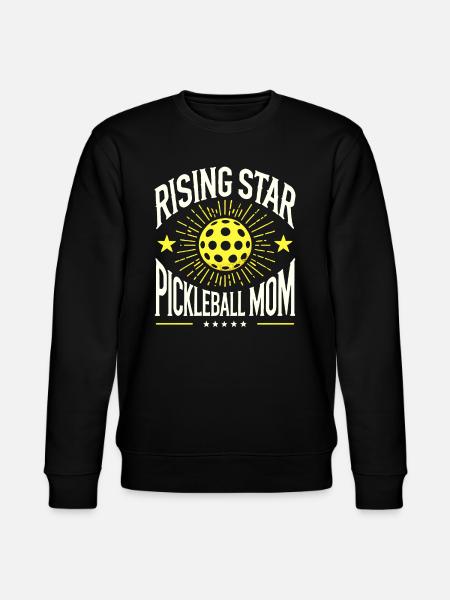 Rising Star Pickleball Mom - Stanley/Stella CHANGER Unisex Organic Sweatshirt - black
